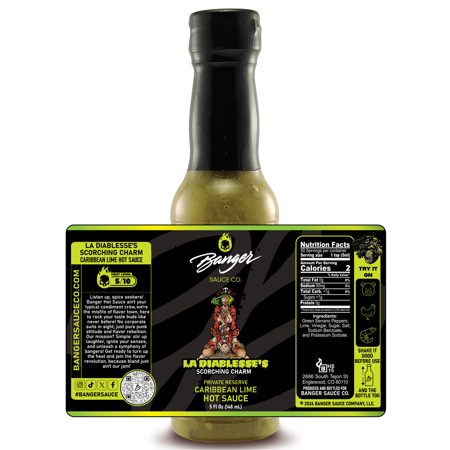 La Diablesse's Scorching Charm Hot Sauce