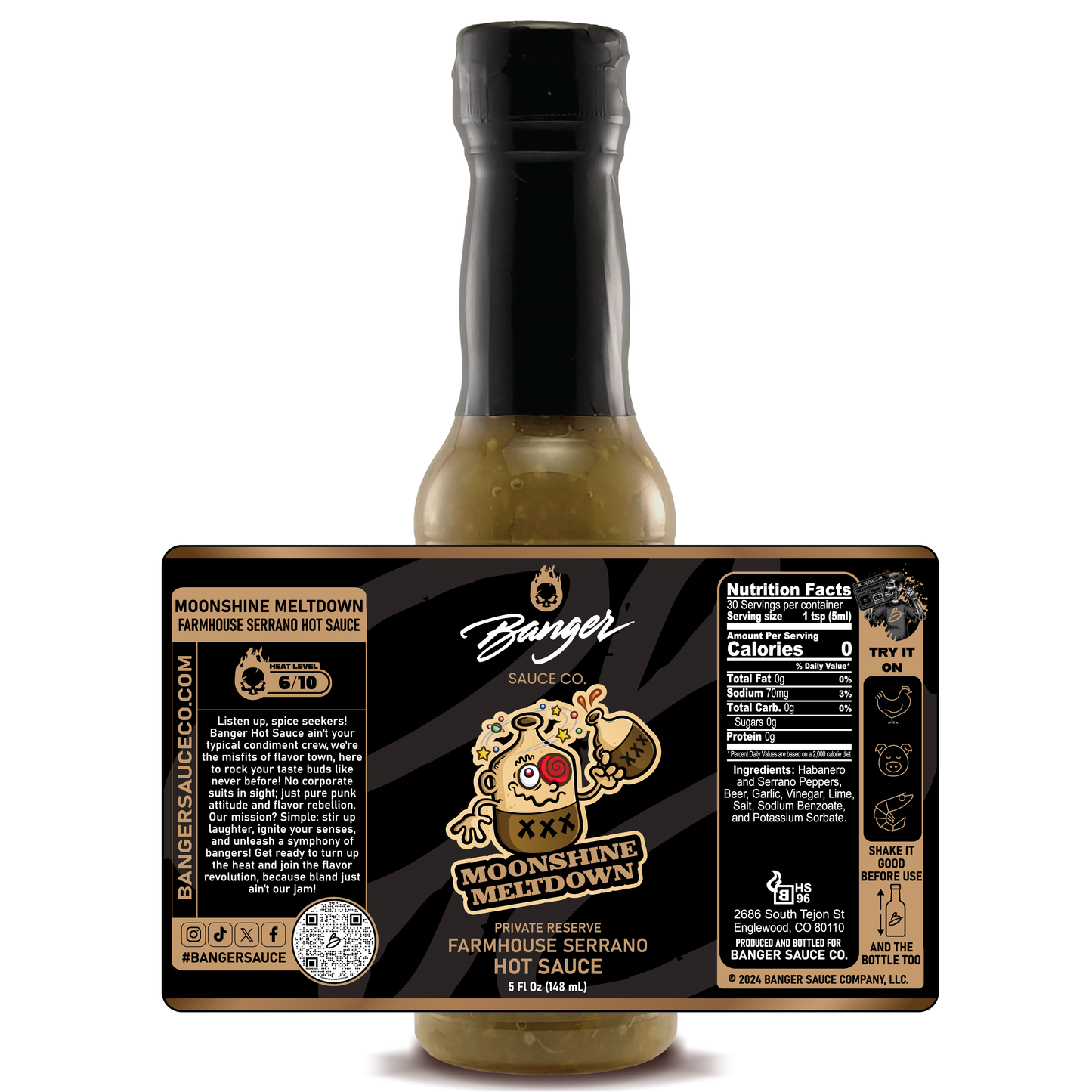 Moonshine Meltdown Hot Sauce