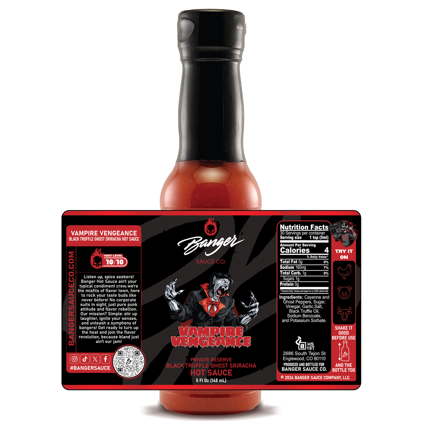 Vampire Vengeance Hot Sauce