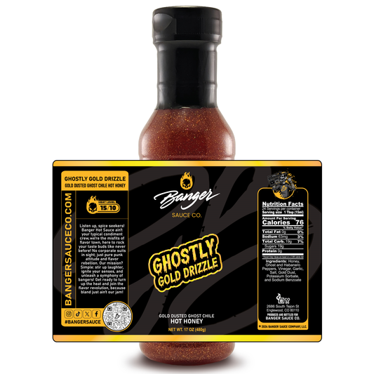 Ghostly Gold Drizzle Hot Honey