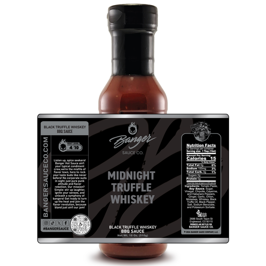 Midnight Truffle Whiskey BBQ Sauce
