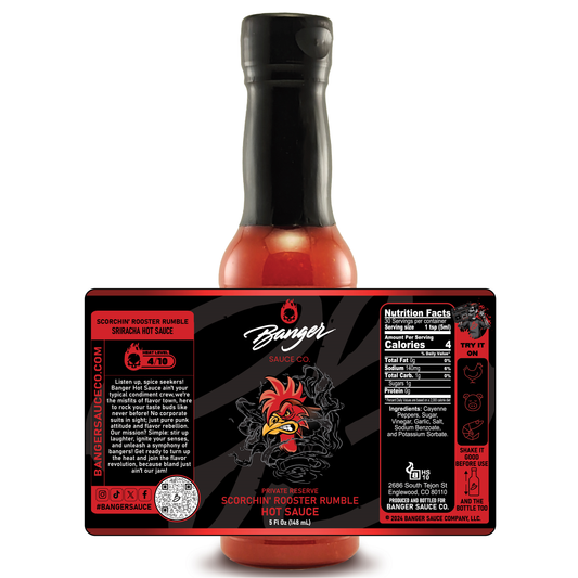 Scorchin' Rooster Rumble Hot Sauce