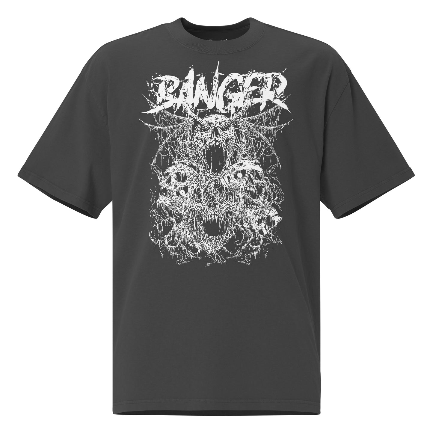 Anarchy Banger Oversized faded tee