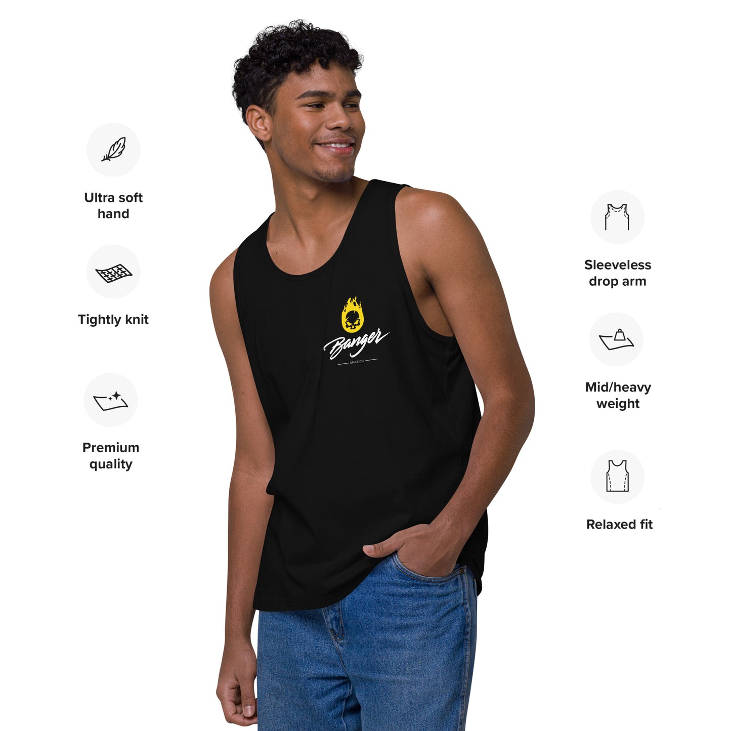 Men’s premium Banger tank top